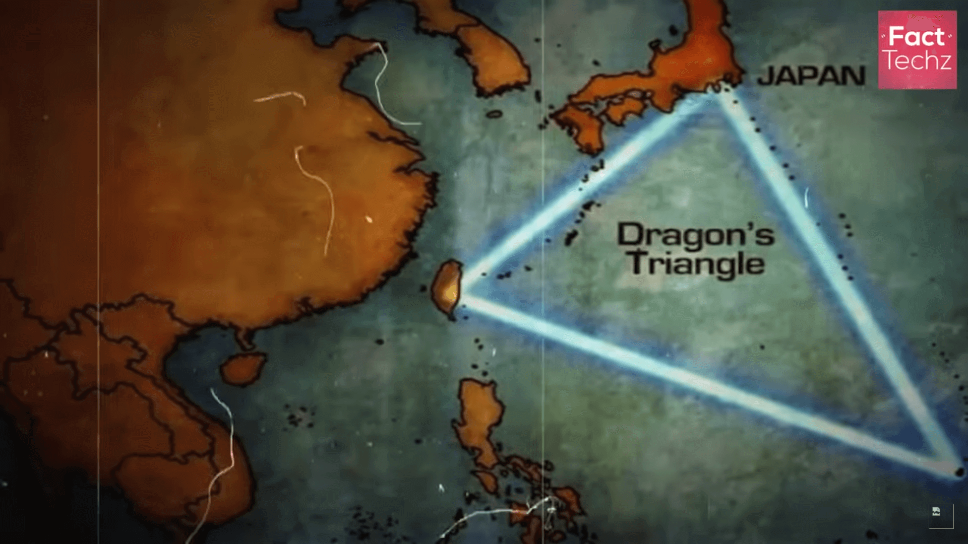 the triangle formed in the japan sea by the devils triangle.