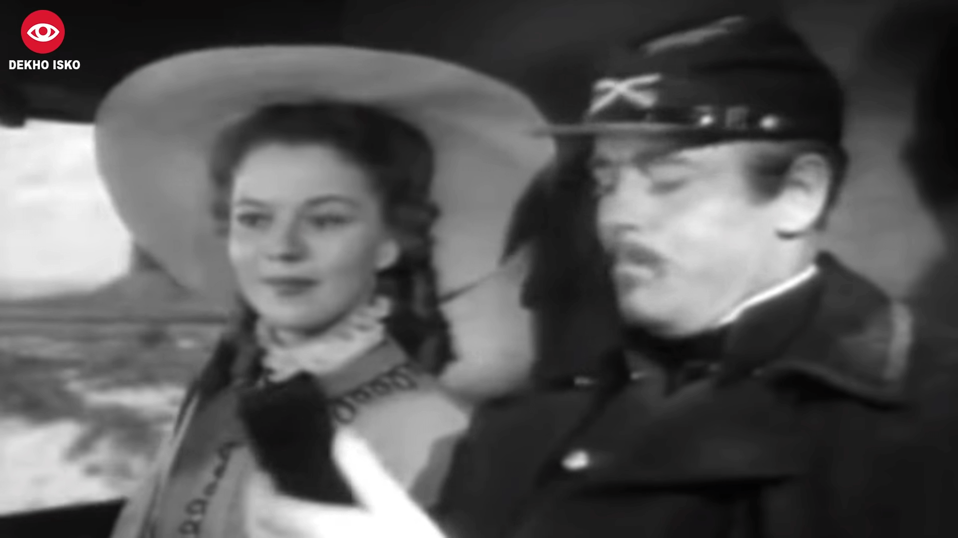 movie scene in 1948 with hero using gps